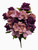 Romantic Rose & Hydrangea Floral Bush - Deep Plum & Dusty Mauve