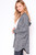 Open Front Popcorn Knit Hooded Cardigan
