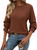 Ribbed Long Sleeve Shirt with Ruffled Cuffs
