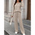 Soft Ribbed Knit Lounge Set: Perfect Fit Pants & Pullover Top (Separates)