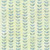 Watercolor Leaf Vine Stripe Cotton Fabric by Susan Winget