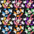 OFFICIALLY LICENSED Disney Mickey and Minnie Mouse Circles Fabric