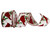 Snowy Red Cardinal Ribbon (2.5") with Red Border | Christmas Wired Edge