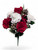 Red & White Carnation & Pinecone Christmas Bush