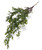 Faux Light Green Eucalyptus Leaf Spray with Buds