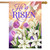 He Is Risen Easter Lilies House Flag - 28" x 40" - Briarwood Lane