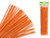 ORANGE Premium 40-Count Chenille Stems - 6mm x 12"