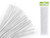 WHITE Premium 40-Count Chenille Stems - 6mm x 12"