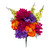 Vibrant Magenta Dahlia, Orange Ranunculus & Purple Mixed Floral Bush