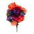 24" Coral, Fuchsia, & Purple Peony Daisy Mixed Floral Bush