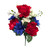 Red White & Blue Peony Rose Dahlia Bush
