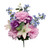 Dahlia, Delphinium & Lily Mixed Floral Bush - Purple, Pink & White