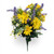 Mixed Wildflower Bush - Yellow Daisies, Purple Lavender & White Mini Daisy Accents