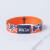Tap To Pray™ Reversible Wristbands - Team Camo - Orange & Grey