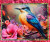 Spring into Beauty BY Shawna Stewart ~ Colorful Birds Cotton Fabric Panel 36" x 44"
