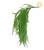 34.5" Trailing Bead Grass Hanging Plant ~ Deep Green, UV-Protected