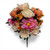 26" Pink & Peach Peony Ranunculus Rose Bush