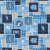 Official Licensed University of North Carolina Argyle Boxes Cotton Fabric