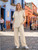 Linen Look Matching Set ~ Top or Wide Leg Pants (Sold Separately)