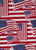 American Flag Toss Patriotic Cotton Fabric