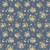 Smithsonian Wild Flowers Petite Floral in Blue – 100% Cotton