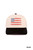 Star Floral American Flag Embroidered Two-Tone Trucker Hat