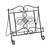 Swirl Design Metal Cookbook Stand - Black