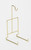 Smooth Wire Cup & Saucer Display Stand - Brass Finish