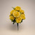 Elegant Rose Bush - Butter Yellow