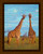 Early Moon Giraffe Fabric Panel