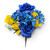 Rose Bud Mixed Bush - Blue & Yellow