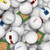 Sports Packed Volleyballs White Cotton Fabric