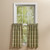 Blossom Grove Woven Plaid Curtain Tiers, 72" x 36"