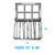 Boulder Lodge Plaid Curtain Tiers, 72" x 36"