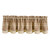 Currant Lined Layered Valance 16" L