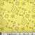 Yellow Blazin' Bandana Paisley Cotton Fabric