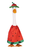 Giddy the Goose Watermelon Outfit - Fits 21" Porch Goose