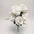 Elegant Rose Bush - White