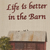 Life In Barn Dishtowel