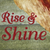 Rise And Shine Printed Dishtowel
