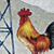 Rooster And Windmill Printed Dishtowel
