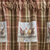 Sussex Plaid Lined Patch Valance 14" L