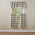 Weathered Oak Lined Layered Valance
