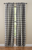 Wicklow Check Lined Panels - 84"L - Black & Cream