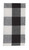 Wicklow Check Napkin - Black & Cream