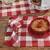 Wicklow Check Napkin - Red&Cream