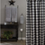 Wicklow Check Shower Curtain - Black & Cream