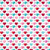 Sweet Valentine Cupid Hearts Cotton Fabric