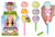 Stacked Mushroom Squish Pen - Assorted (Mystery)