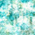 Running With the Pack Aqua Pine Trees Cotton Fabric